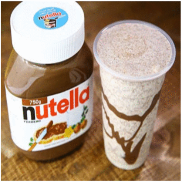 ميلك شيك نوتيلا